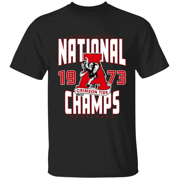 Alabama Crimson Tide 1973 National Champions Elephant Shirt