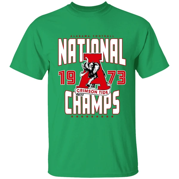 Alabama Crimson Tide 1973 National Champions Elephant Shirt - Image 2