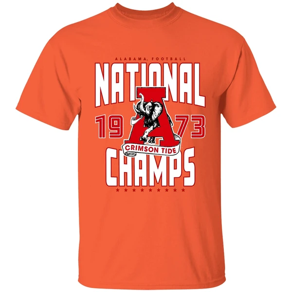 Alabama Crimson Tide 1973 National Champions Elephant Shirt - Image 6
