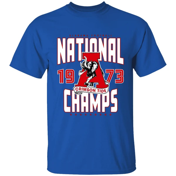 Alabama Crimson Tide 1973 National Champions Elephant Shirt - Image 8