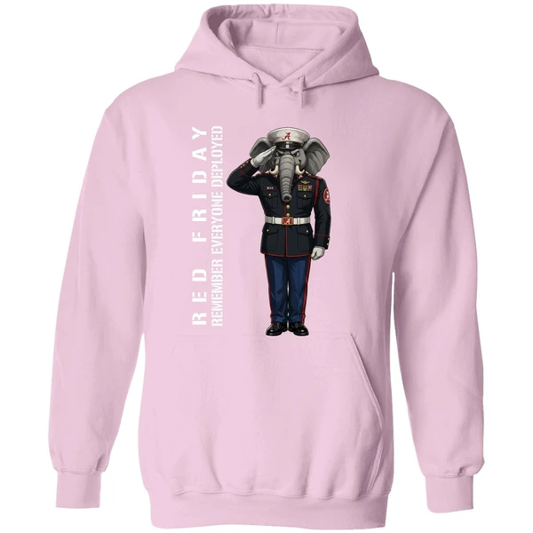 Alabama Crimson Tide Remember Everyone Deployed Support Our Troops Hoodie - Image 5