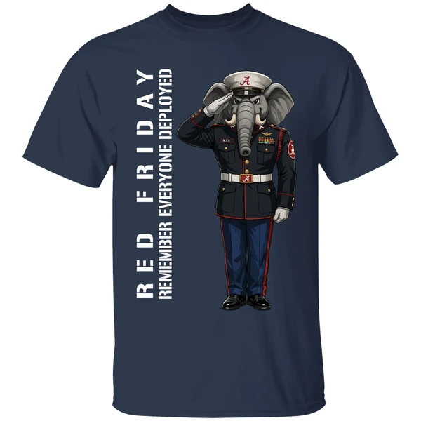 alabama crimson tide remember everyone deployed support our troops shirt navy
