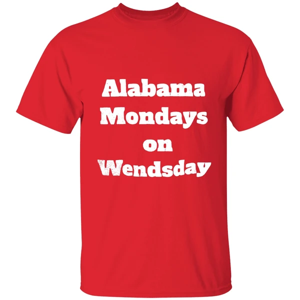 Alabama Mondays On Wednesday Shirt - Image 7