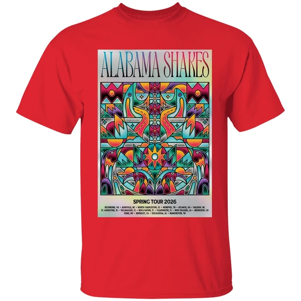 Alabama Shakes 2026 Spring Tour Shirt - Image 7