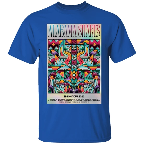 Alabama Shakes 2026 Spring Tour Shirt - Image 8