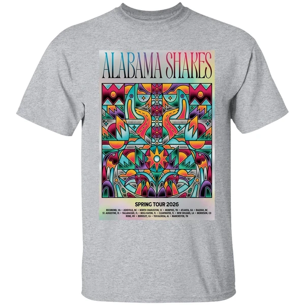 Alabama Shakes 2026 Spring Tour Shirt - Image 9