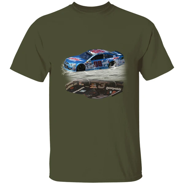 Alex Bowman Dale Earnhardt Nascar Car Water Reflection Shirt - Image 3