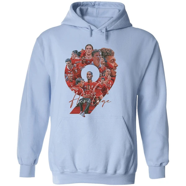 Alexander Isak Heritage No 9 Liverpool Hoodie - Image 4