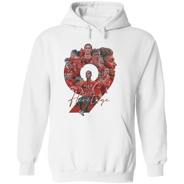 Alexander Isak Heritage No 9 Liverpool Hoodie - Image 8