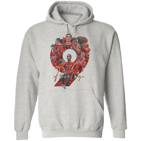 Alexander Isak Heritage No 9 Liverpool Hoodie - Image 9