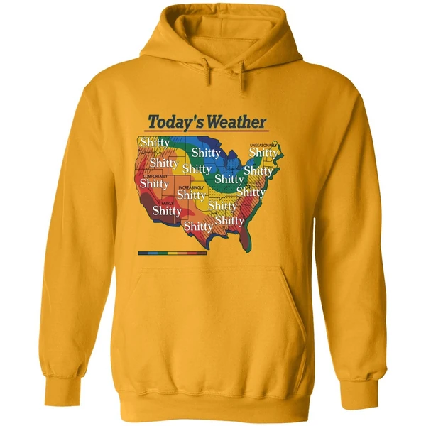 Alexander Skarsgard Todays Weather Shitty Weather Hoodie