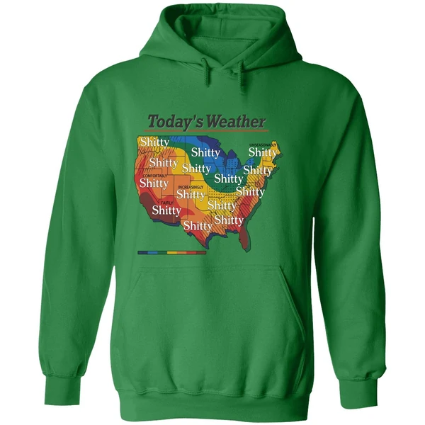 Alexander Skarsgard Todays Weather Shitty Weather Hoodie - Image 2