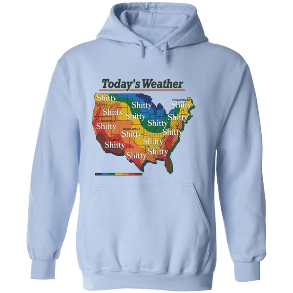 Alexander Skarsgard Todays Weather Shitty Weather Hoodie - Image 4