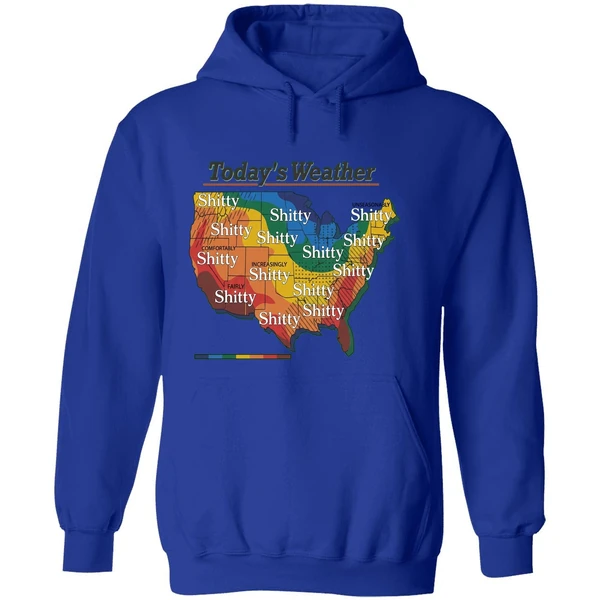 Alexander Skarsgard Todays Weather Shitty Weather Hoodie - Image 7