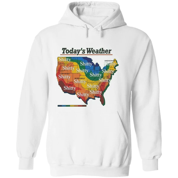 Alexander Skarsgard Todays Weather Shitty Weather Hoodie - Image 8