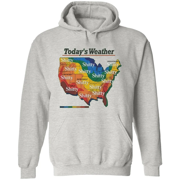 Alexander Skarsgard Todays Weather Shitty Weather Hoodie - Image 9