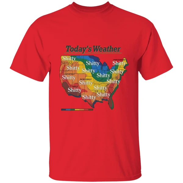 alexander skarsgard todays weather shitty weather shirt red