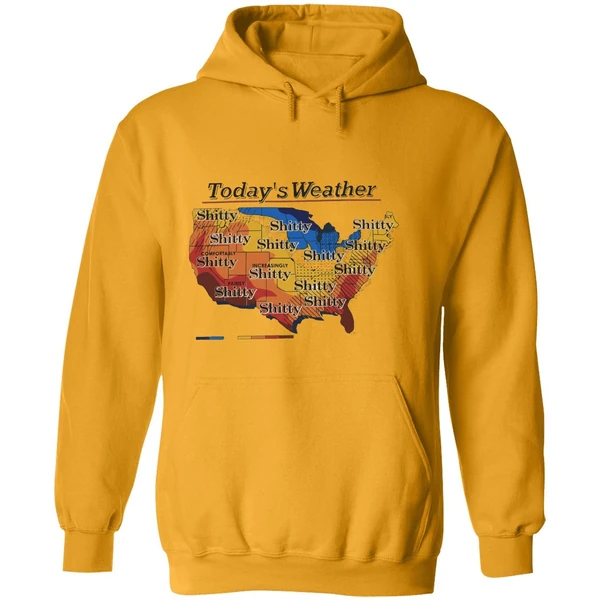 Alexander Skarsgard Wearing Todays Weather Shitty Us Map Hoodie