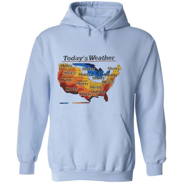 Alexander Skarsgard Wearing Todays Weather Shitty Us Map Hoodie - Image 4