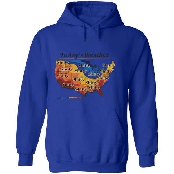 Alexander Skarsgard Wearing Todays Weather Shitty Us Map Hoodie - Image 7