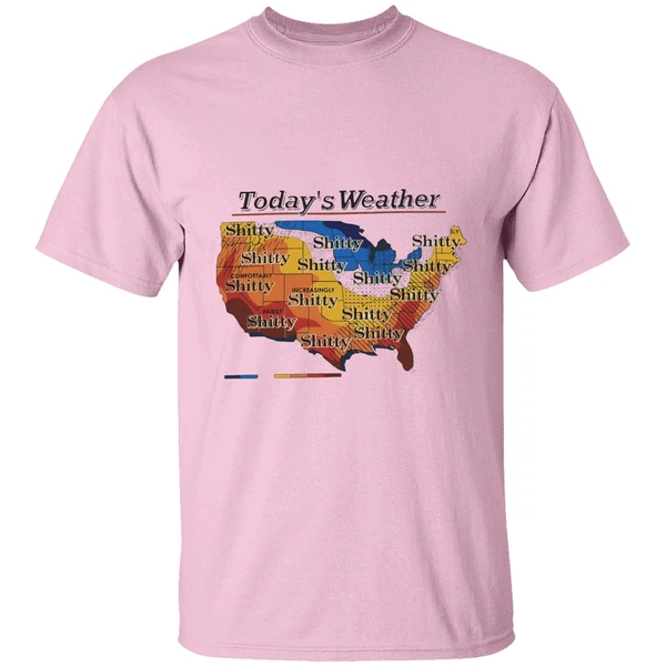 Alexander Skarsgard Wearing Todays Weather Shitty Us Map Shirt - Image 2