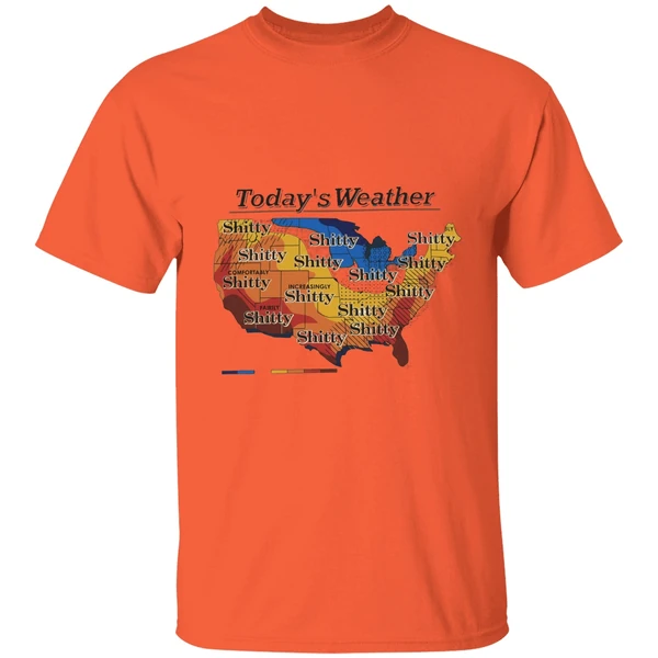 Alexander Skarsgard Wearing Todays Weather Shitty Us Map Shirt - Image 3