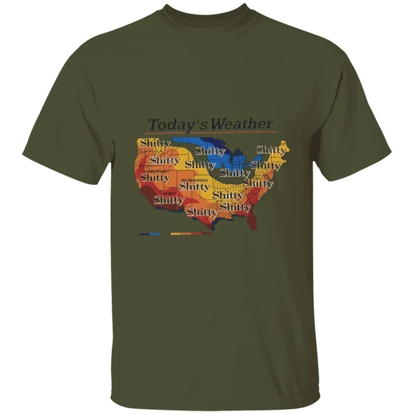 Alexander Skarsgard Wearing Todays Weather Shitty Us Map Shirt - Image 9