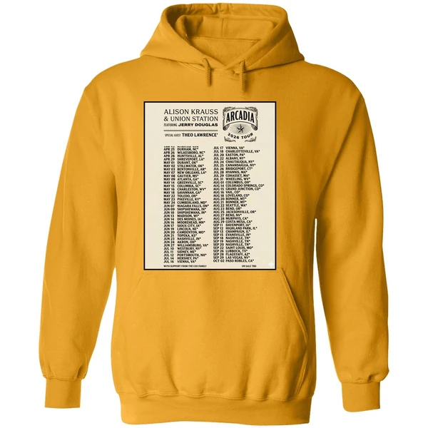 Alison Krauss Union Station Arcadia Tour 2026 Poster Hoodie