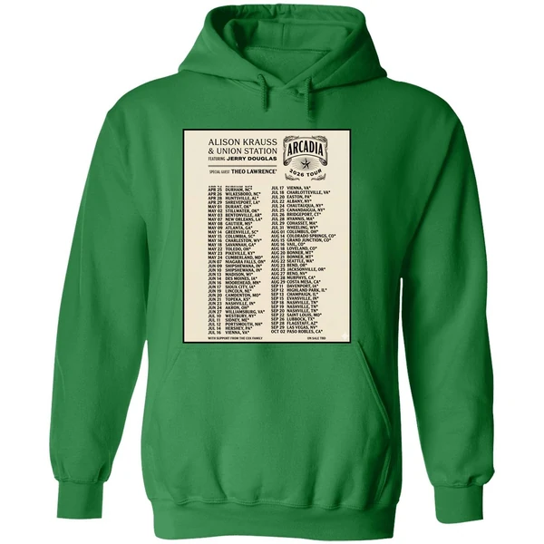 Alison Krauss Union Station Arcadia Tour 2026 Poster Hoodie - Image 2