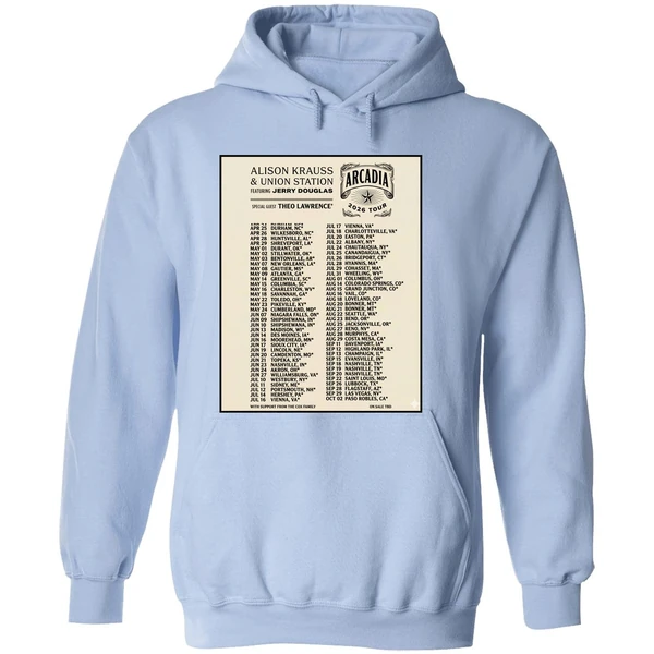 Alison Krauss Union Station Arcadia Tour 2026 Poster Hoodie - Image 4