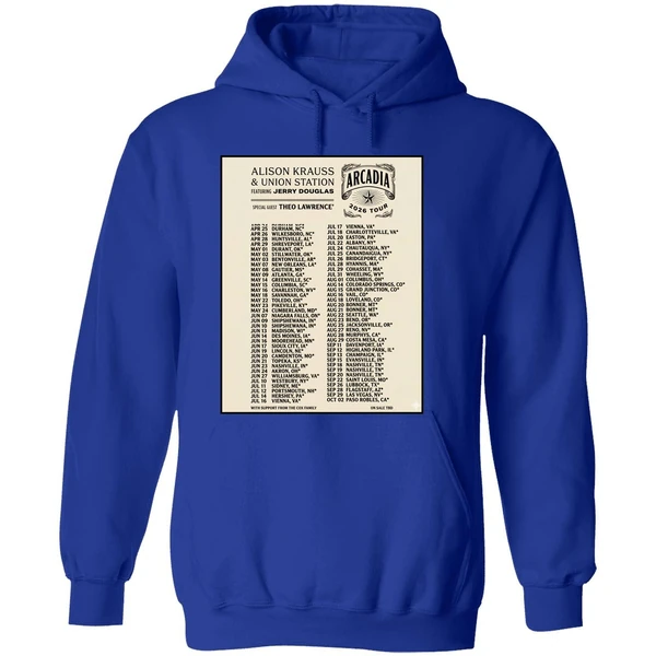 Alison Krauss Union Station Arcadia Tour 2026 Poster Hoodie - Image 7
