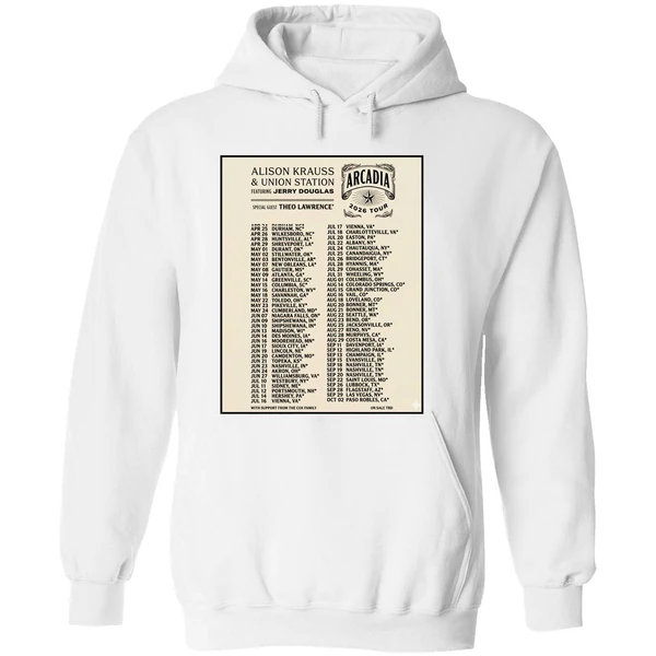 Alison Krauss Union Station Arcadia Tour 2026 Poster Hoodie - Image 8