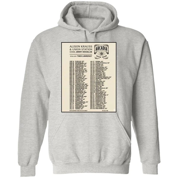 Alison Krauss Union Station Arcadia Tour 2026 Poster Hoodie - Image 9
