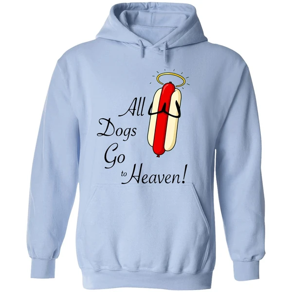 All Dogs Go To Heaven Sausage Hoodie - Image 4