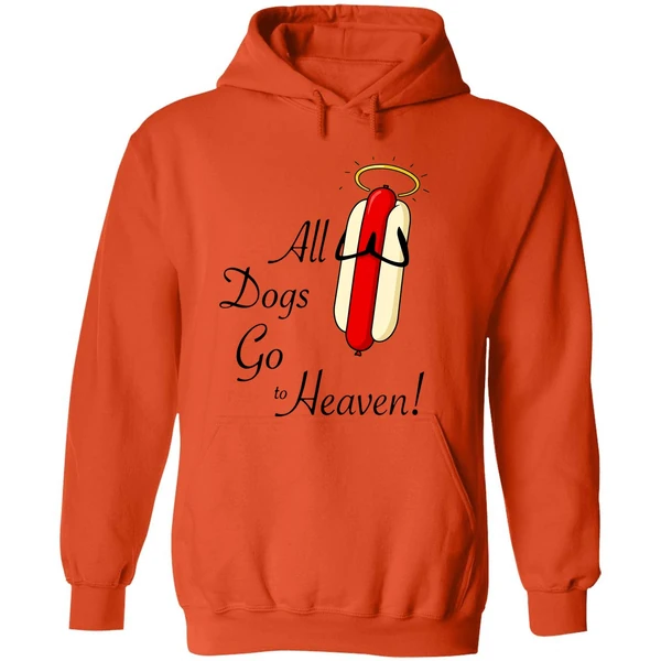 All Dogs Go To Heaven Sausage Hoodie - Image 6