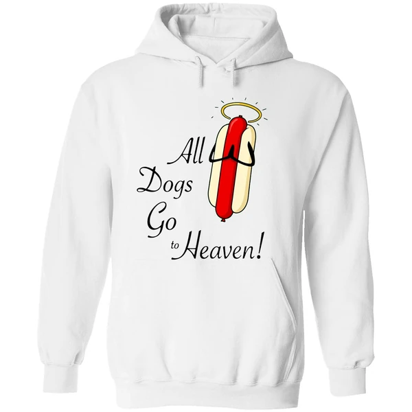 All Dogs Go To Heaven Sausage Hoodie - Image 8