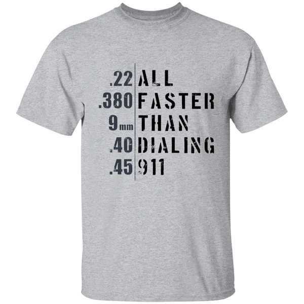 All Faster Than Dialing 911 Shirt - Image 8