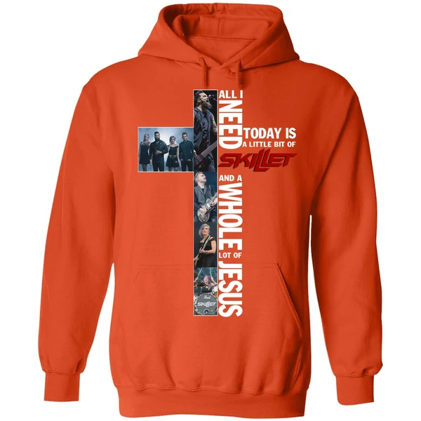 All I Need Today Is A Little Bit Of Skillet Hoodie - Image 5