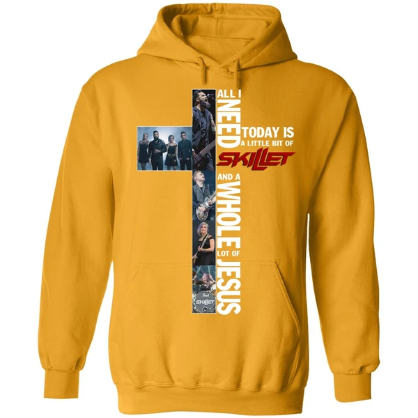 All I Need Today Is A Little Bit Of Skillet Hoodie - Image 9
