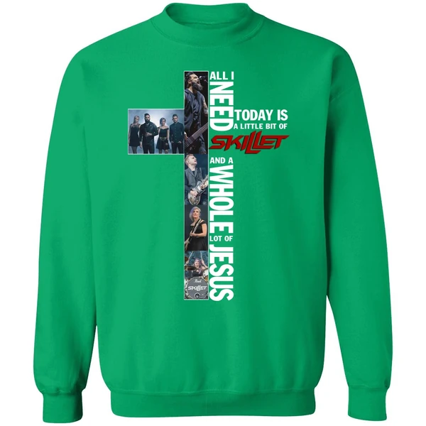 All I Need Today Is A Little Bit Of Skillet Sweatshirt - Image 2
