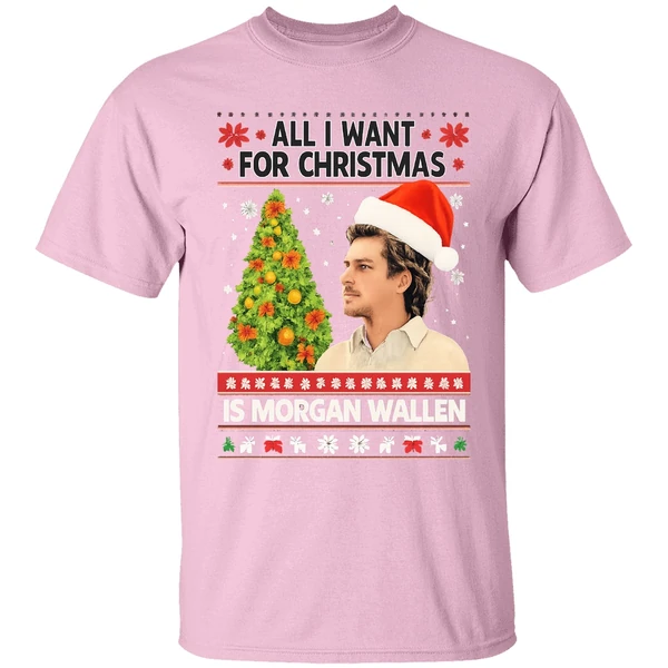 All I Want For Christmas Is Morgan Wallen Wallen Still The Problem Tour 2026 Shirt - Image 3