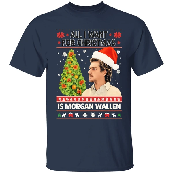 All I Want For Christmas Is Morgan Wallen Wallen Still The Problem Tour 2026 Shirt - Image 5