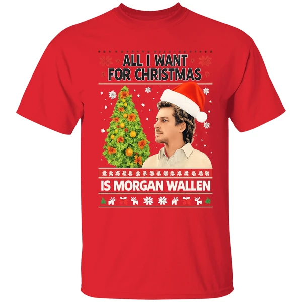 All I Want For Christmas Is Morgan Wallen Wallen Still The Problem Tour 2026 Shirt - Image 7