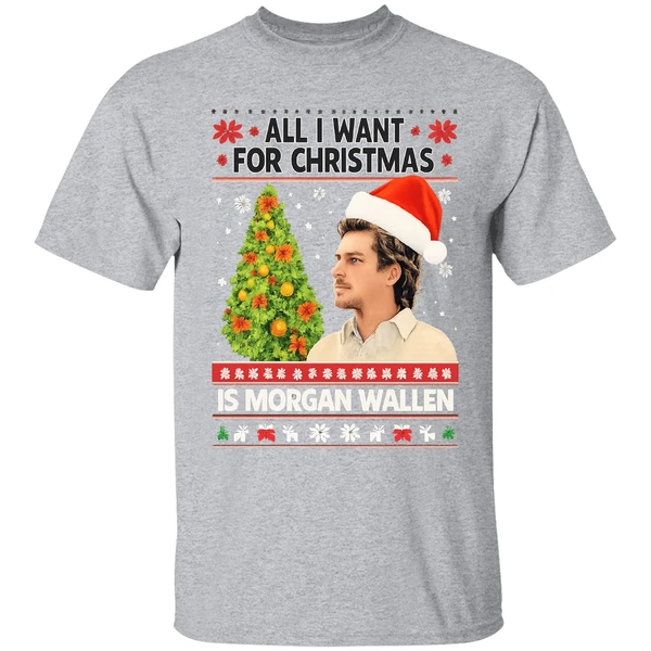 All I Want For Christmas Is Morgan Wallen Wallen Still The Problem Tour 2026 Shirt - Image 9