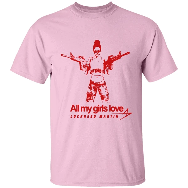 all my girls love lockheed martin shirt lightpink