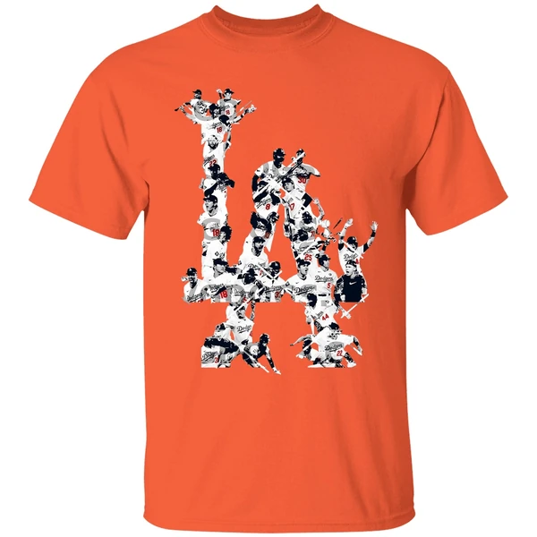 all team back 2 back los angeles dodgers world series champions 2025 shirt orange