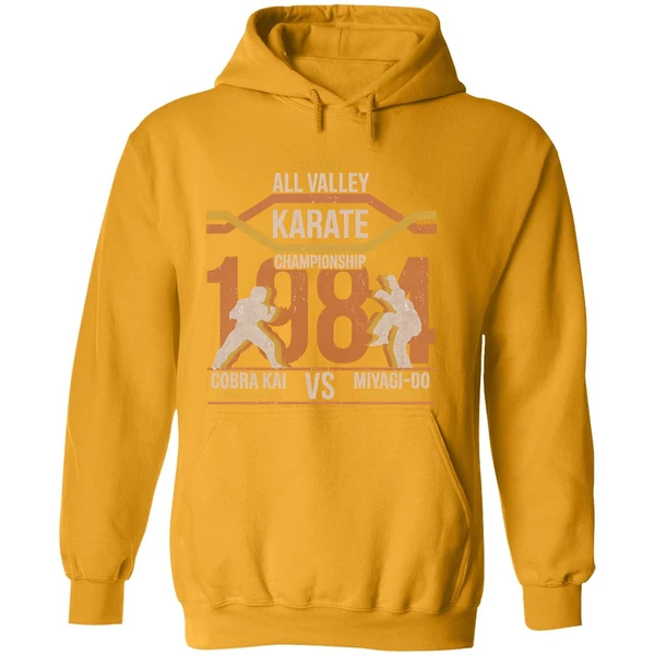 All Valley Karate Championship 1984 Cobra Kai Vs Miyagi Do Karate Kid Hoodie