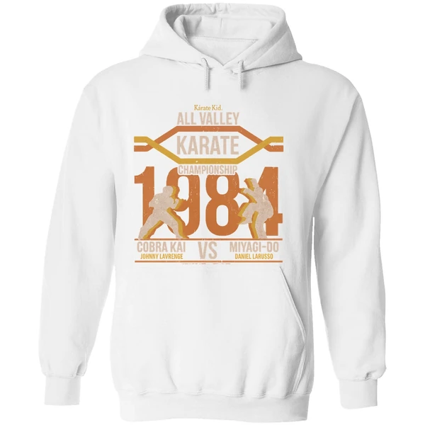 All Valley Karate Championship 1984 Cobra Kai Vs Miyagi Do Karate Kid Hoodie - Image 8