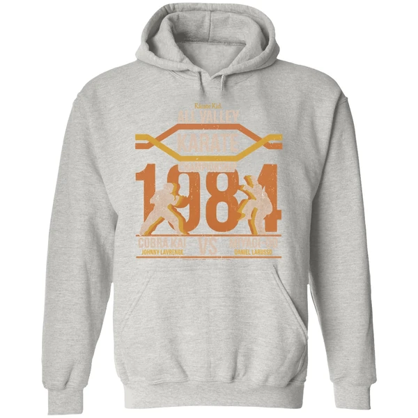 All Valley Karate Championship 1984 Cobra Kai Vs Miyagi Do Karate Kid Hoodie - Image 9
