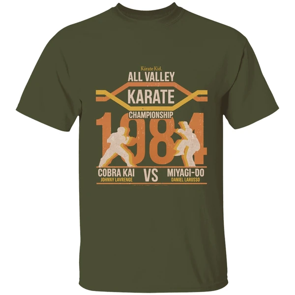 All Valley Karate Championship 1984 Cobra Kai Vs Miyagi Do Karate Kid Shirt - Image 4